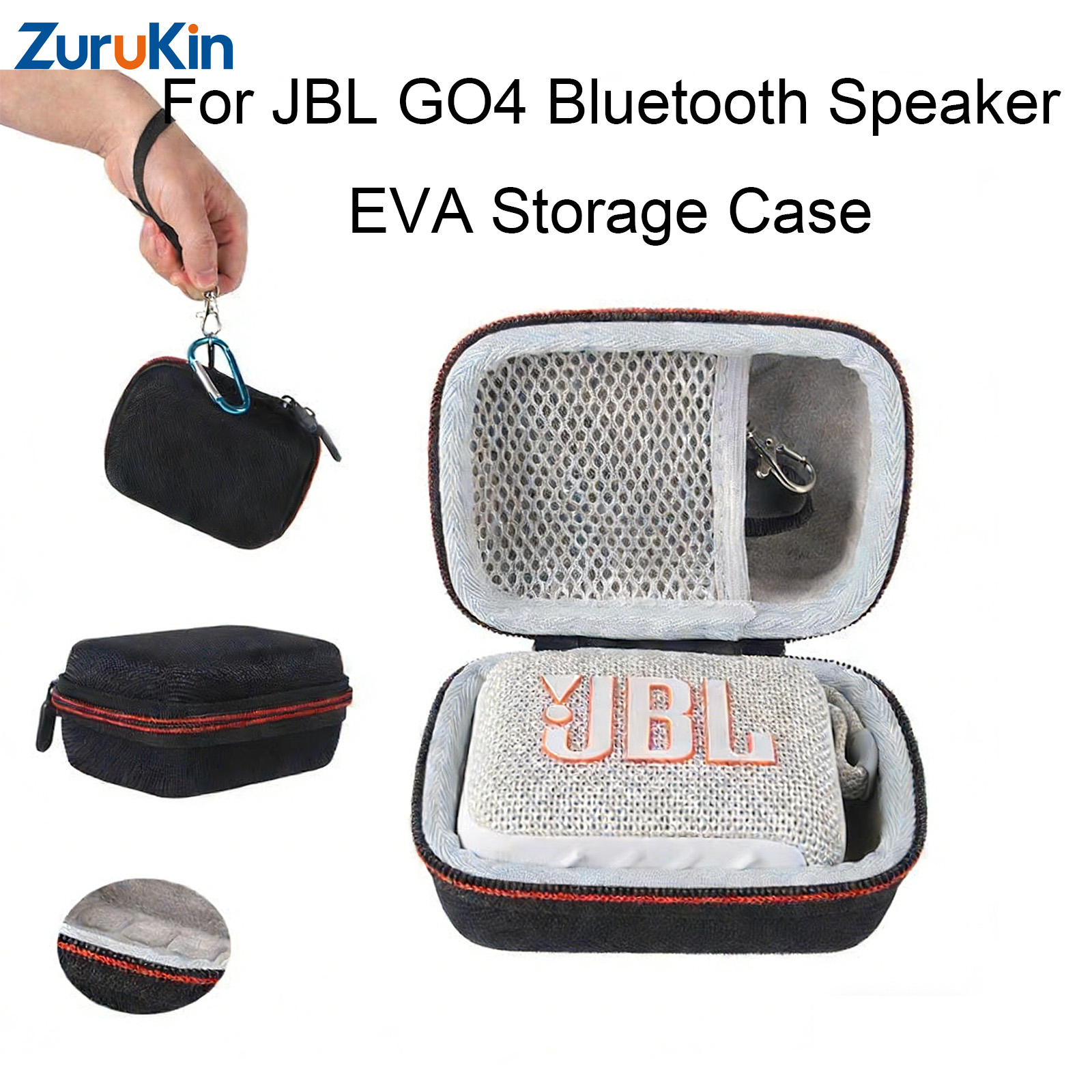 Jbl Speaker Go 4 - Custodia Portatile per Altoparlante Bluetooth JBL
