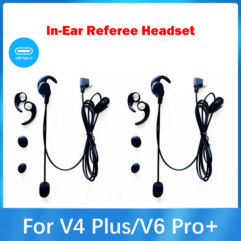 Bluetooth Headset On Ear - Cuffie In-Ear HIFI Type-C per Arbitri