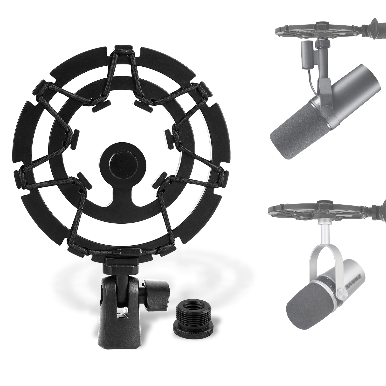 Shure Mic Sm7B - Supporto Antivibrazioni per Microfono Geekria per