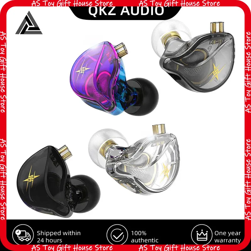 Wired Earphone Mic - Cuffie auricolari cablate QKZ ZXT Hi-Res