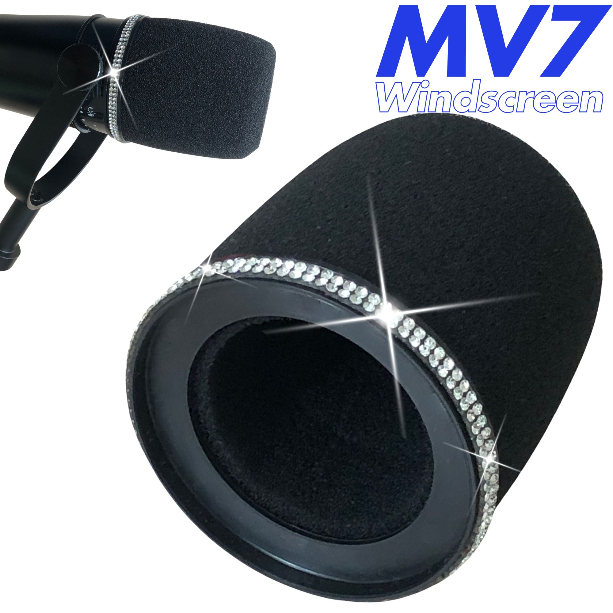 Shure Mic Sm7B - Filtro anti-pop Shining MV7 per microfoni