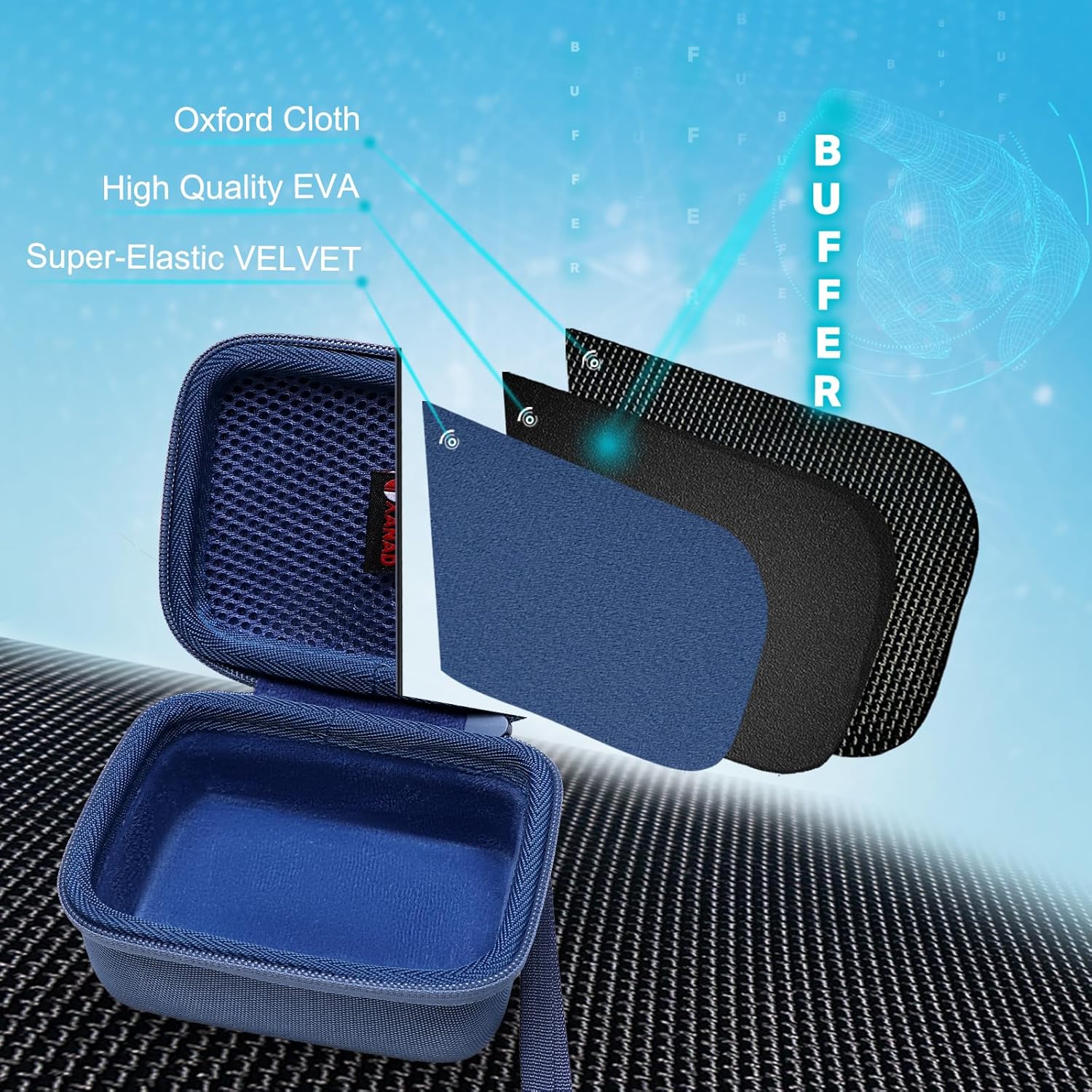 Jbl Speaker Go 4 - Custodia rigida XANAD per altoparlante Bluetooth