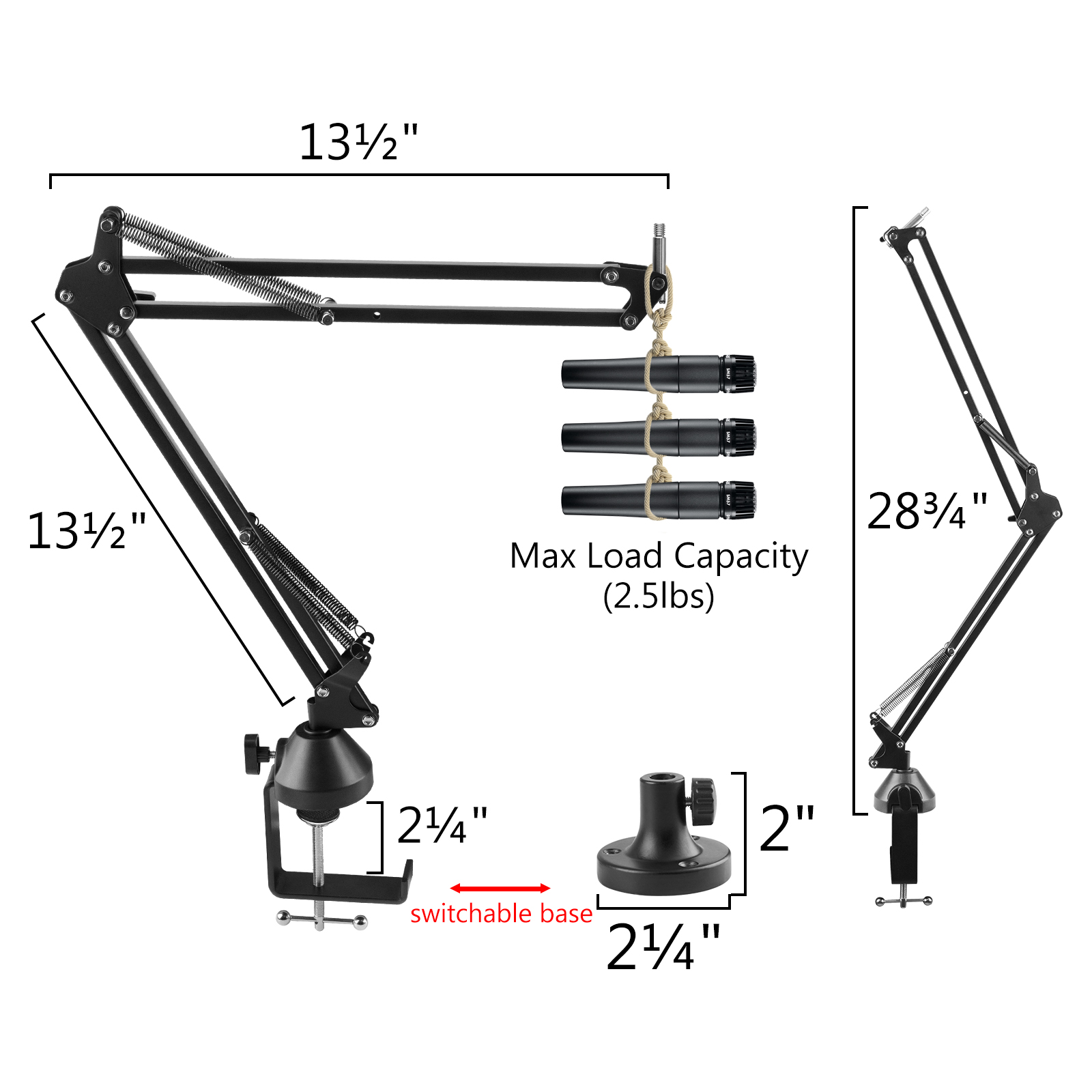 Geekria per il braccio del mic - Shure Mic Sm7B recensione e prezzo
